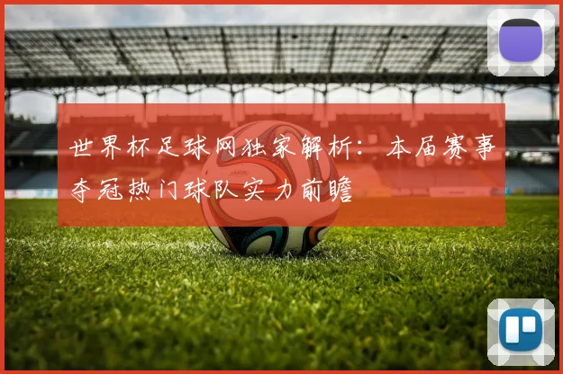 世界杯足球网独家解析：本届赛事夺冠热门球队实力前瞻